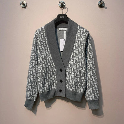 DIOR 25S V-NECK KNIT CARDIGAN 698