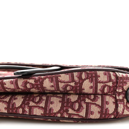 Oblique Saddle Bag Burgundy