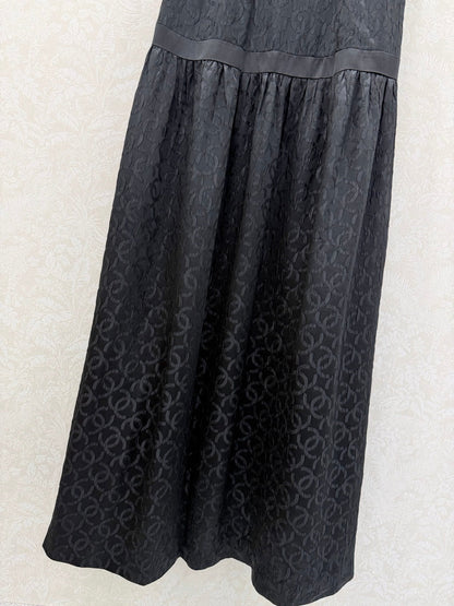 CC Vest Dress Jacquard Silk 353057