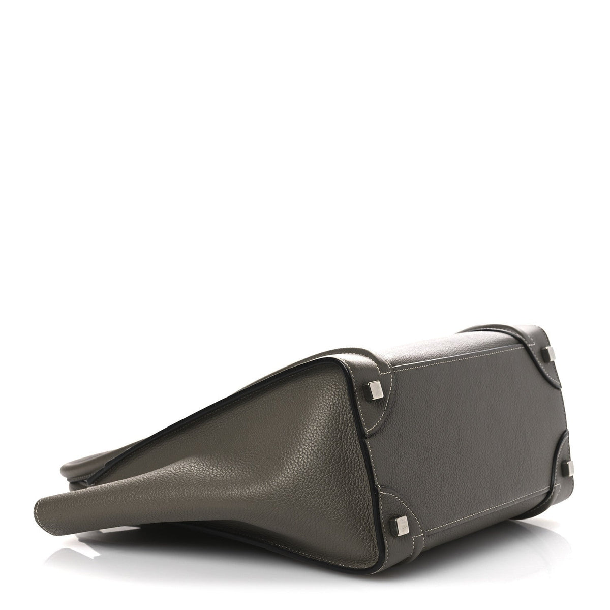Drummed Calfskin Micro Luggage Souris
