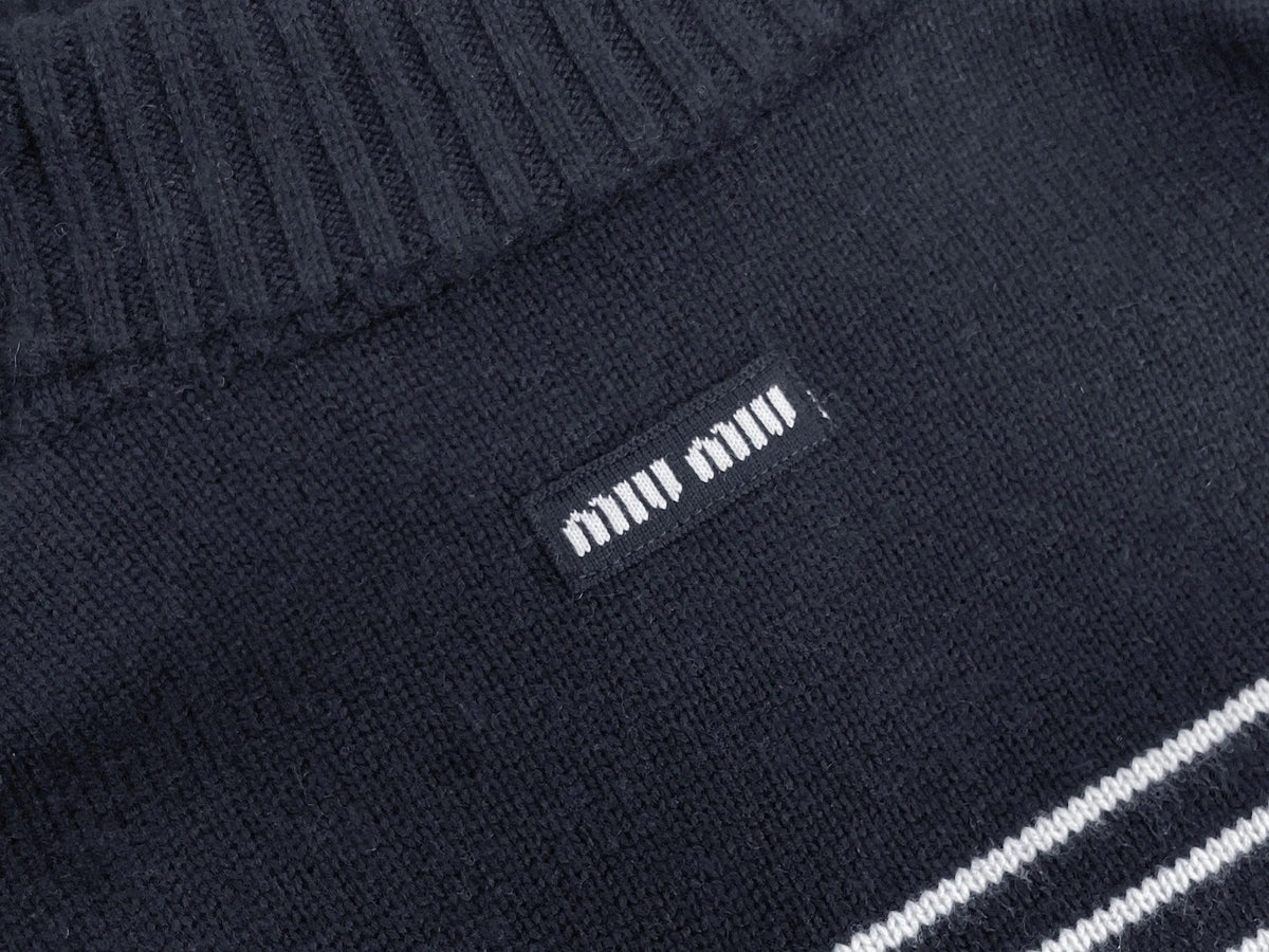MIUMIU ZIP-UP KNIT SWEATER STYLE 69