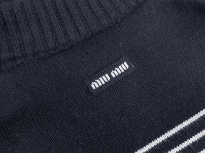 MIUMIU ZIP-UP KNIT SWEATER STYLE 69