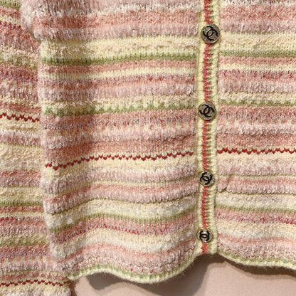 Chanel 25 Cardigan Multicolor Wool 316125