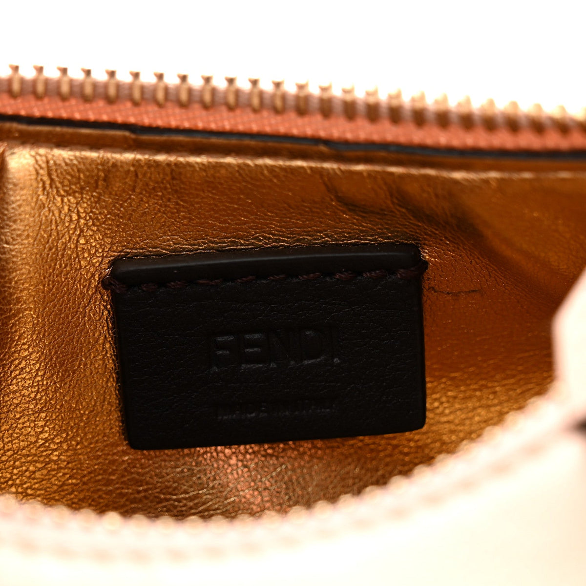 Vitello Grace Matte Nano Fendigraphy Hobo Charm Light Rose
