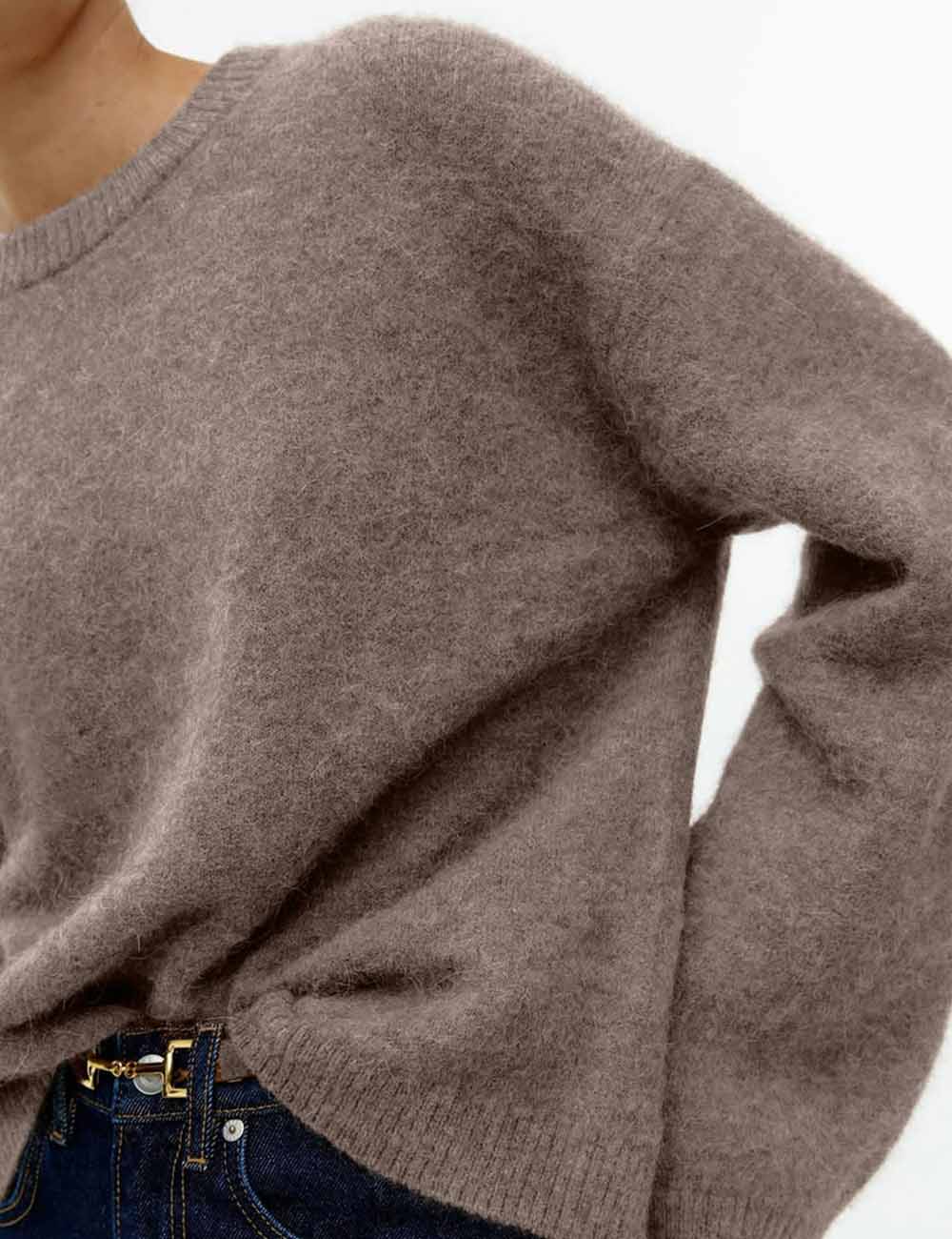Fall Crew Neck Casual Thicken Warm Sweater