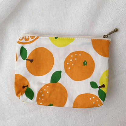 Cosbai - Canvas Printed Coin Purse