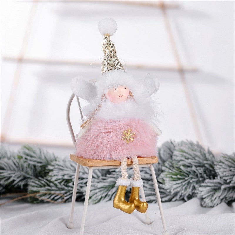 Christmas Feather Angel Pendant