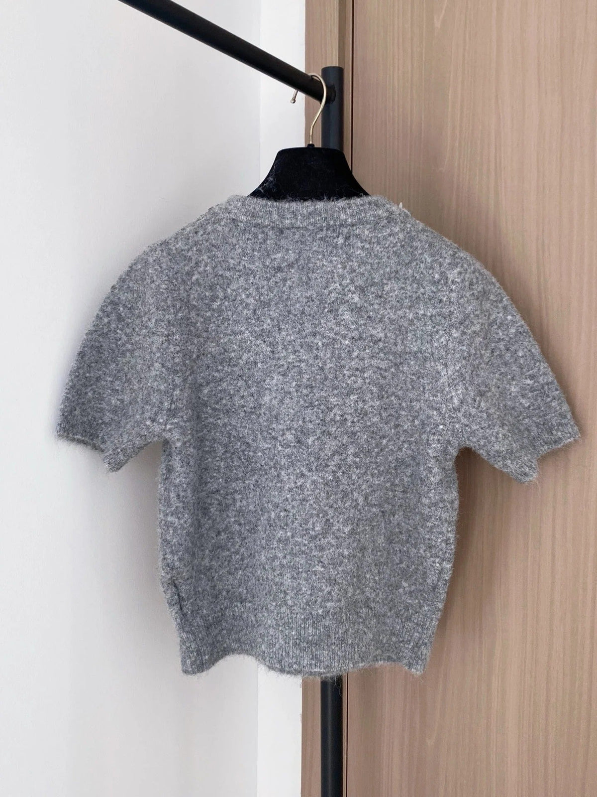 PRADA 25S SHORT-SLEEVE KNIT TOP 394