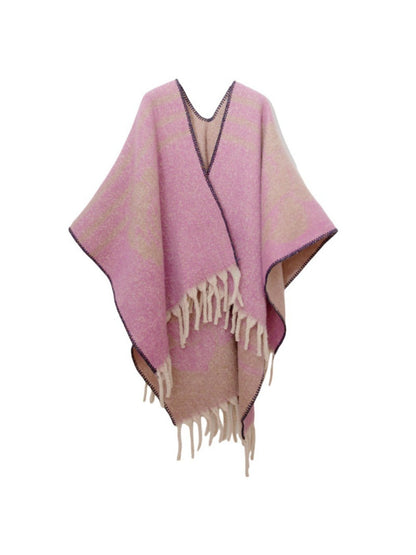 Scarvii - Floral Jacquard Winter Shawl Scarf