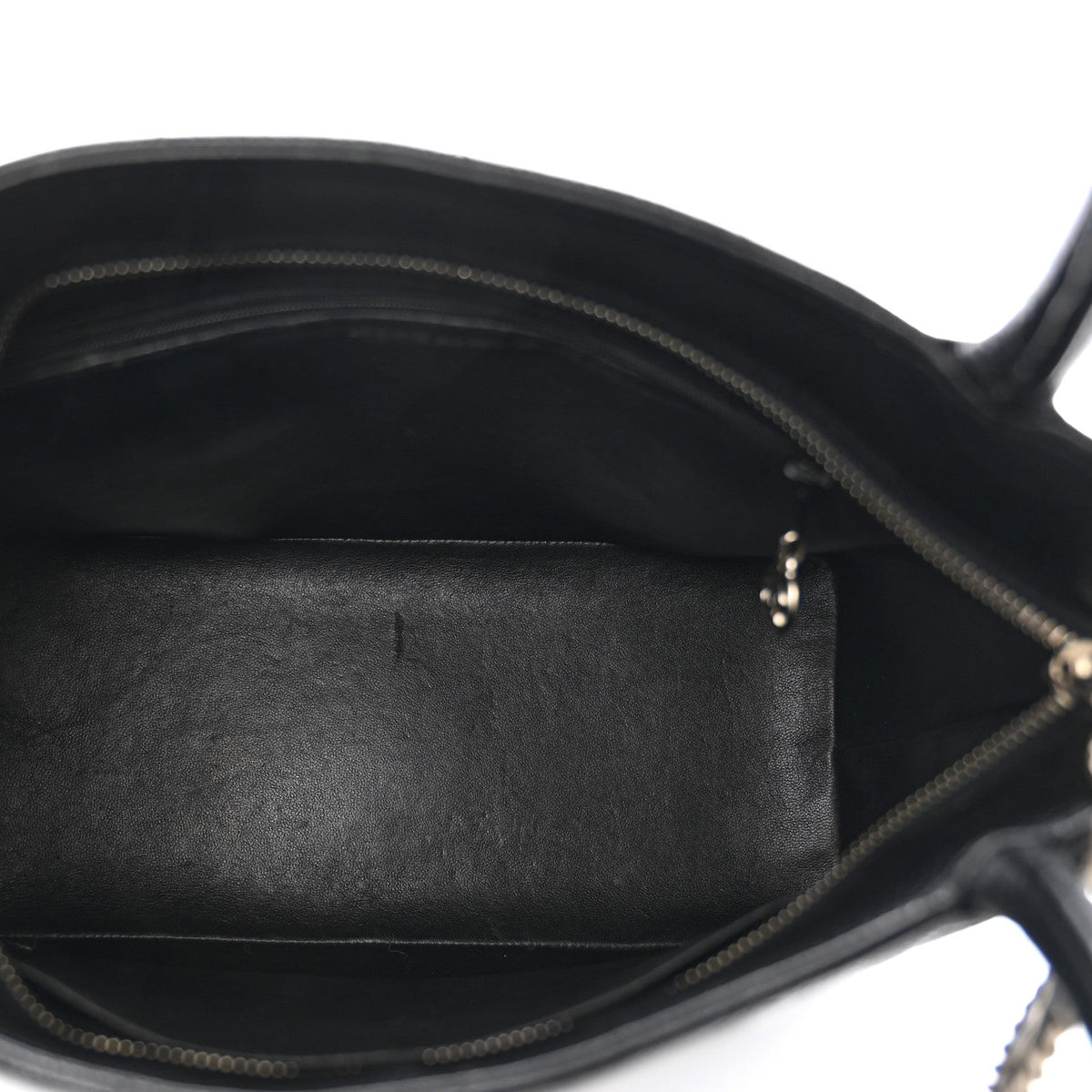 Caviar Quilted Medallion Tote Black