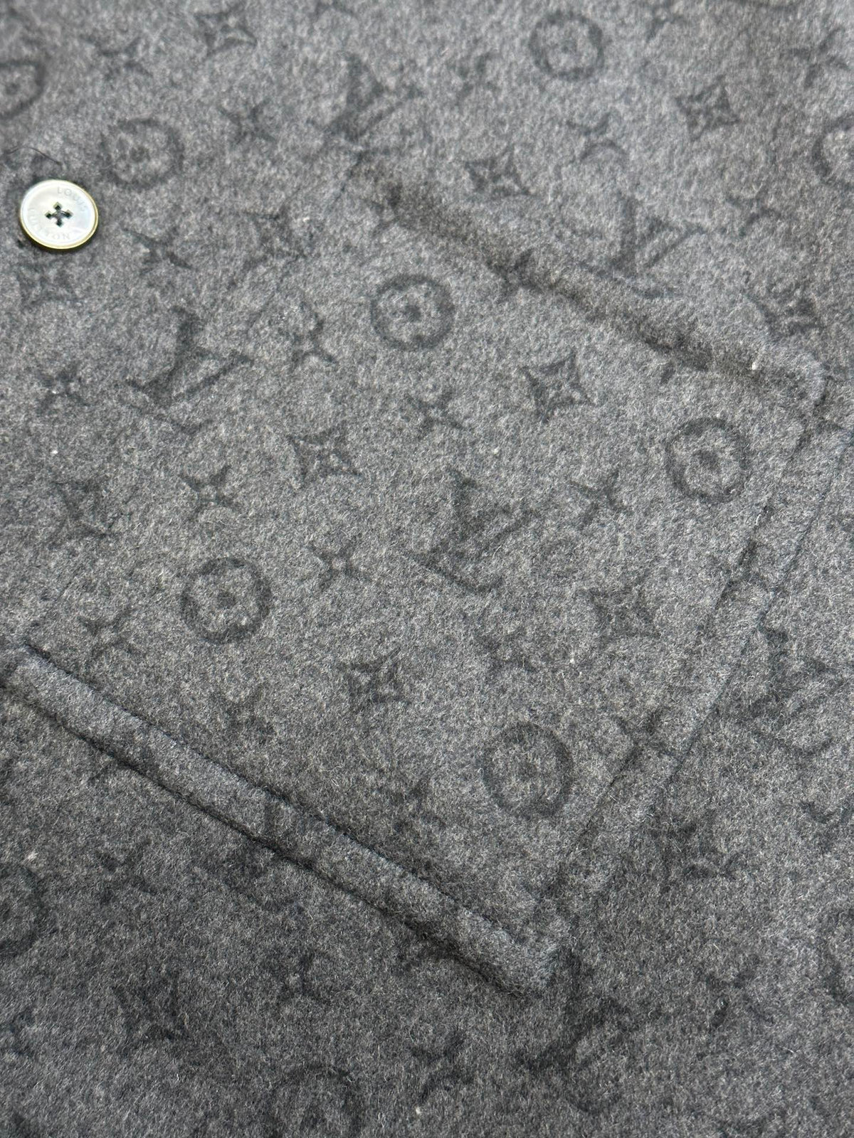 LV Double-Faced Shirt Style Single-Breasted Jacket 493423