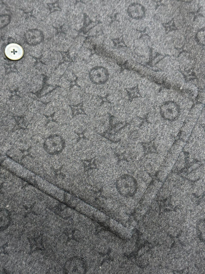 LV Double-Faced Shirt Style Single-Breasted Jacket 493423