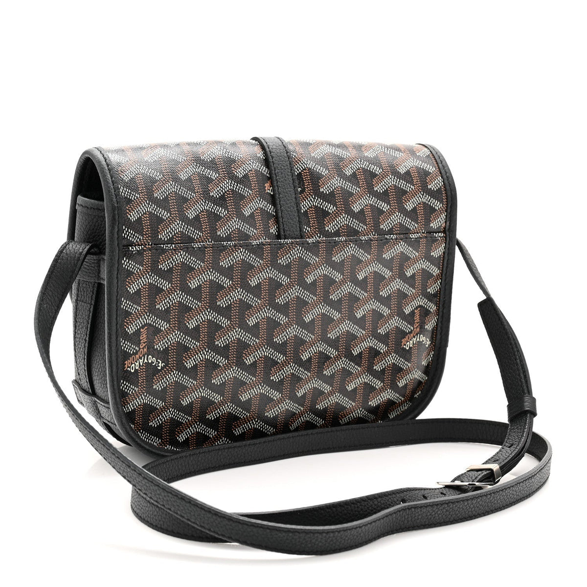 Goyardine Belvedere II PM Messenger Bag Black