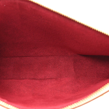 Monogram Multicolor Pochette Accessories White