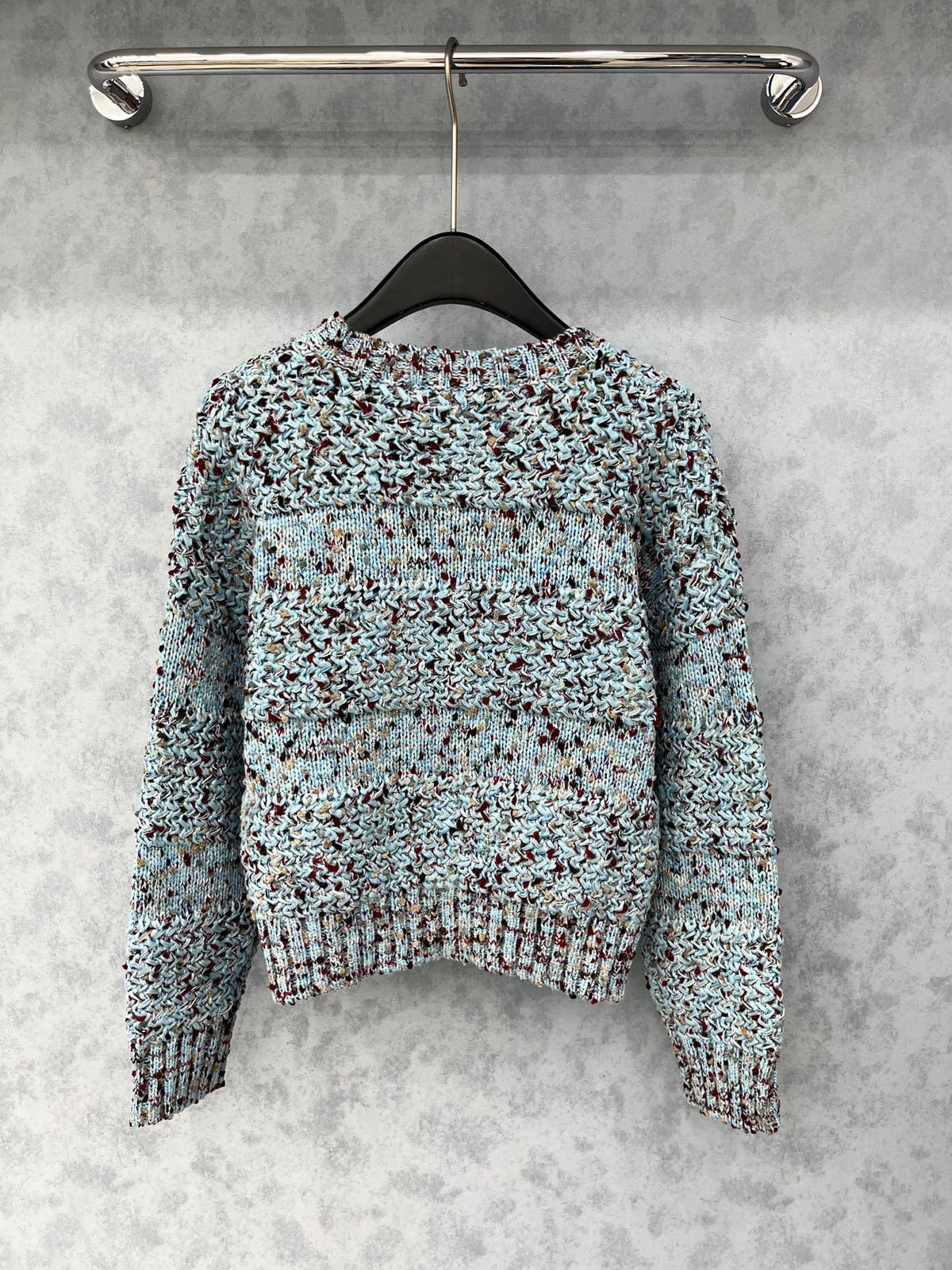 CC 2025 Jacket Blue Mix Colors Wool 325862