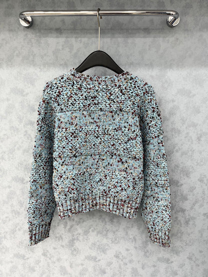 CC 2025 Jacket Blue Mix Colors Wool 325862