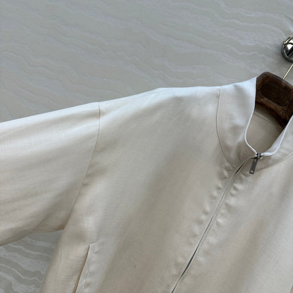 LP 25 Jacket White Tencel Linen 293149