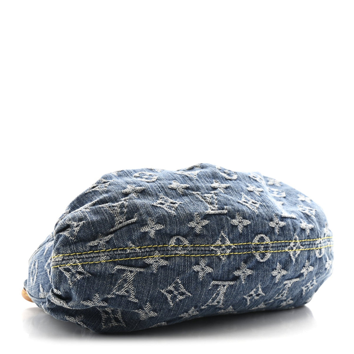 Monogram Denim Pleaty  Blue