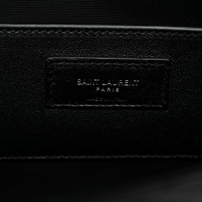 Lambskin Quilted Kate Clutch Black