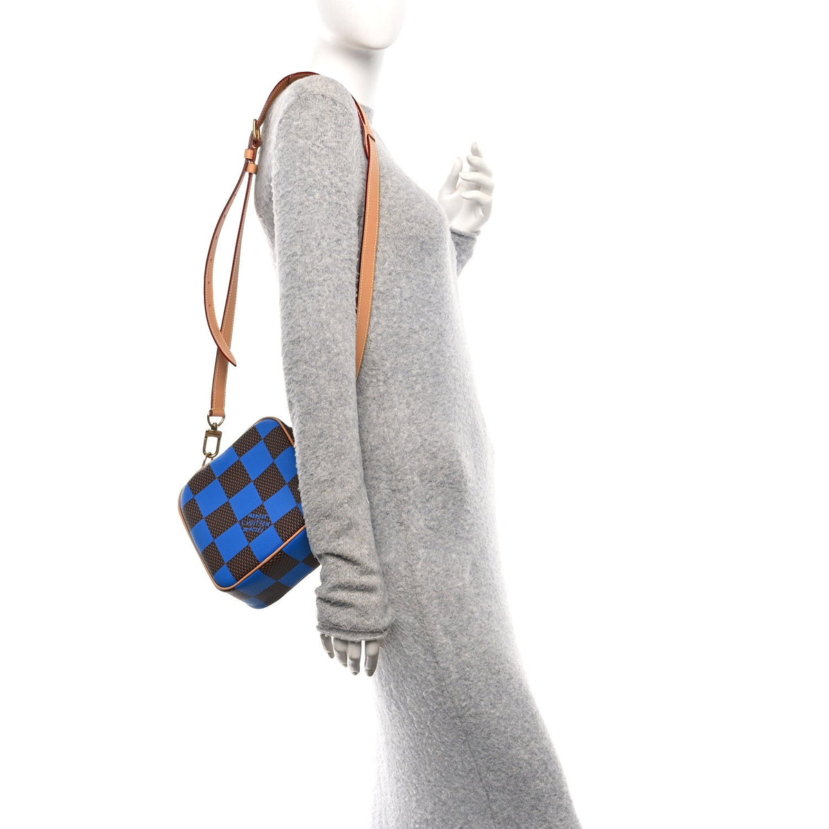 Damier Pop Chess Messenger Blue