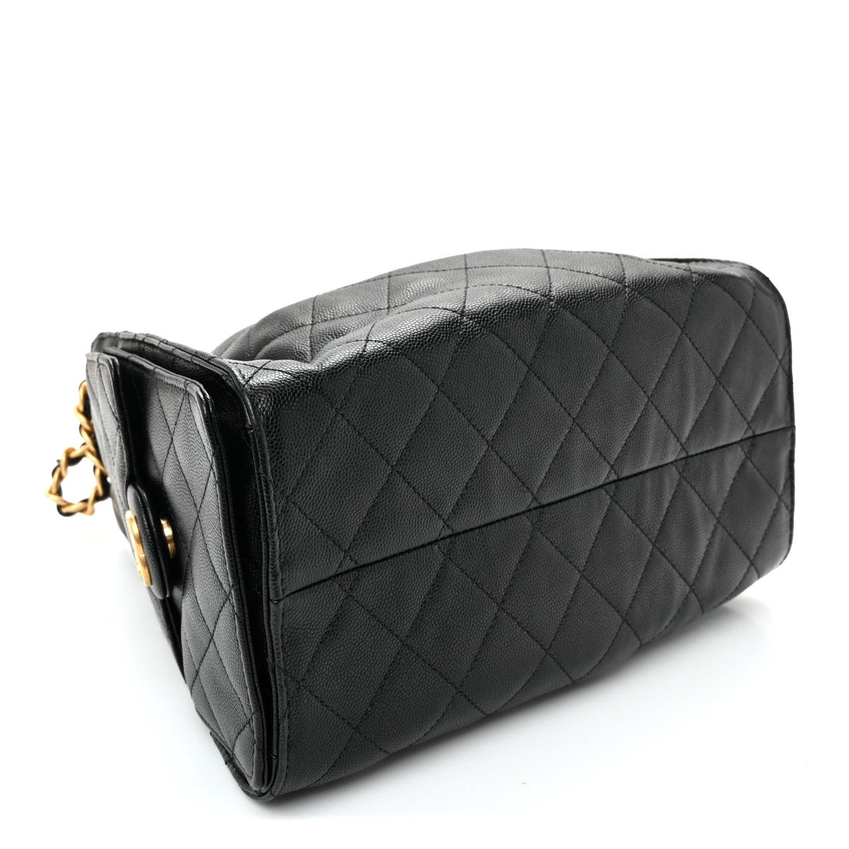 Caviar Quilted Small Chanel 25 Handbag Black