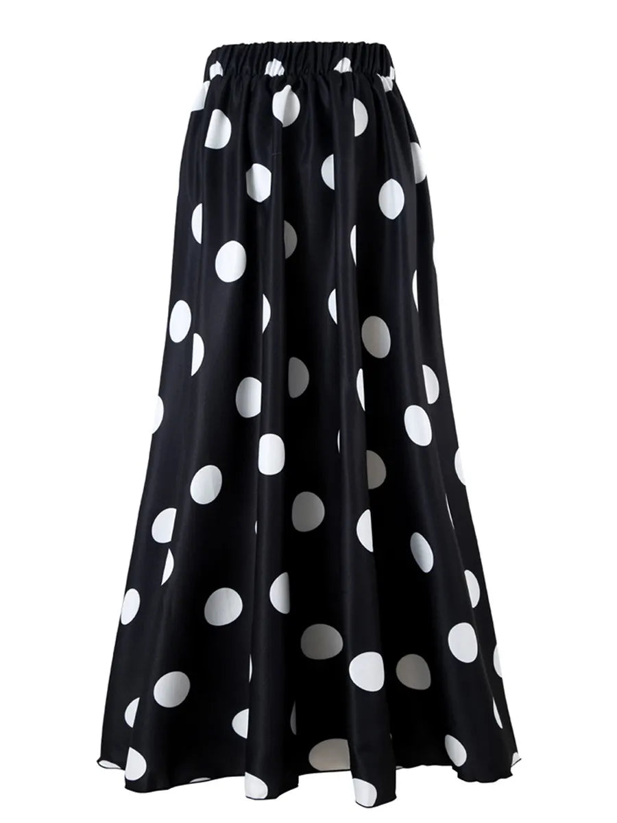 Jade Polka Dot Swimsuit Set