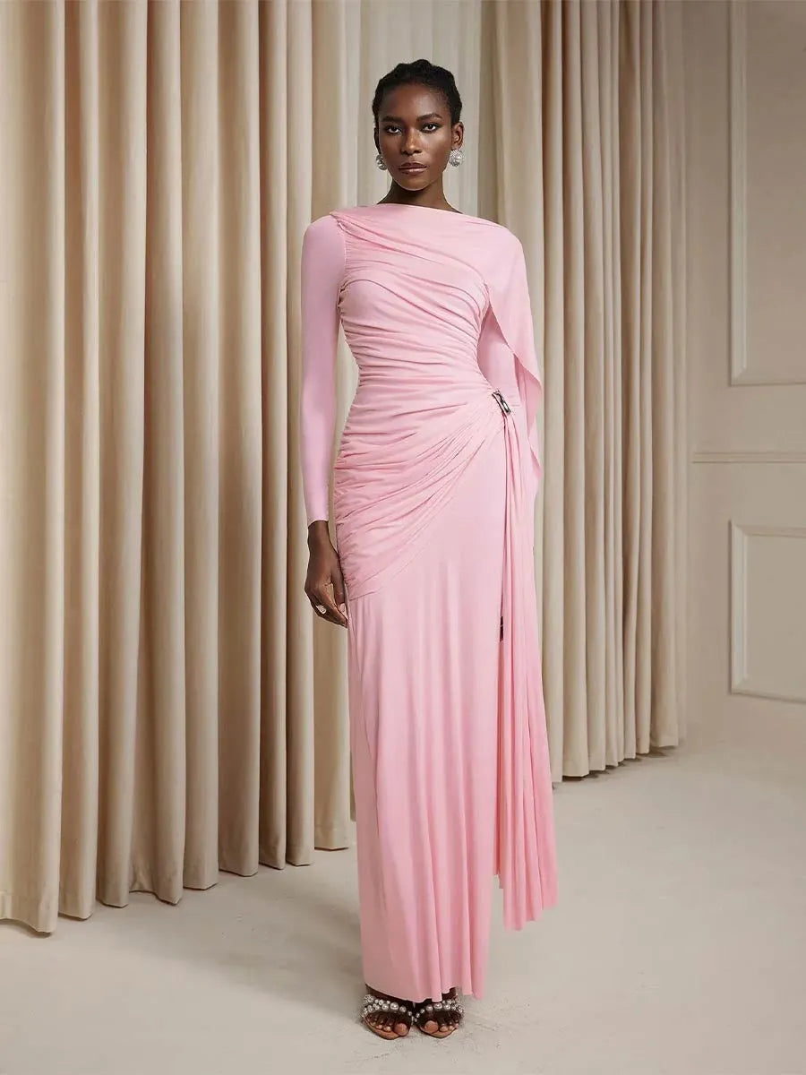 Elina Maxi Dress In Pink
