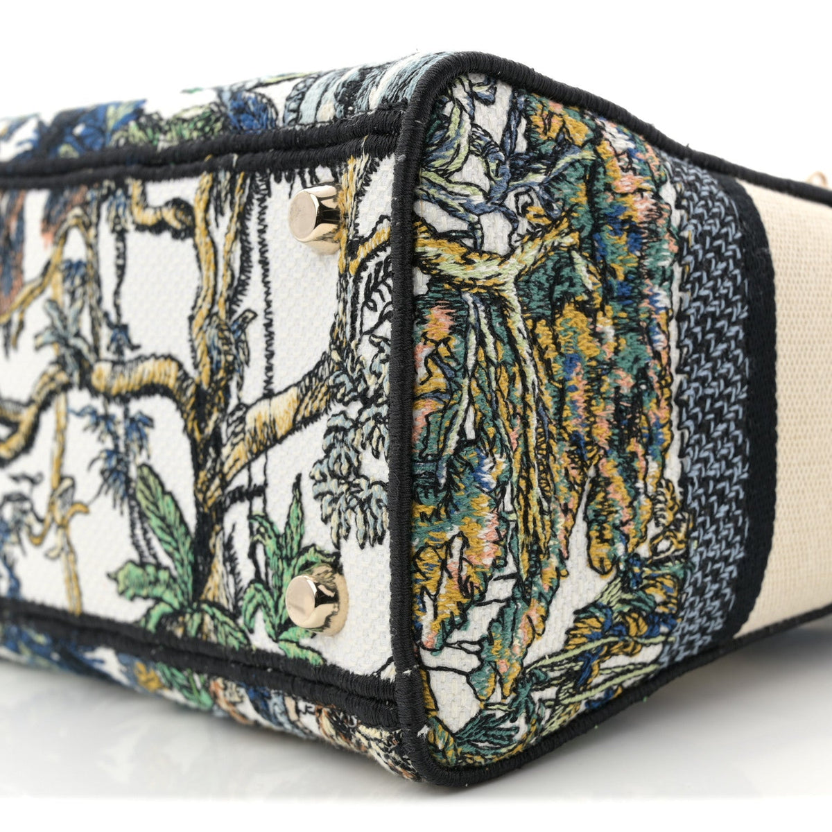 Canvas Embroidered Etoile de Voyage Medium Lady D-Lite Multicolor