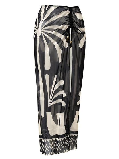 Lily Printed Cut-out Swimsuit Set