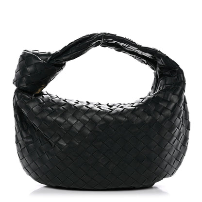 Nappa Intrecciato Teen Jodie Hobo Dark Moss