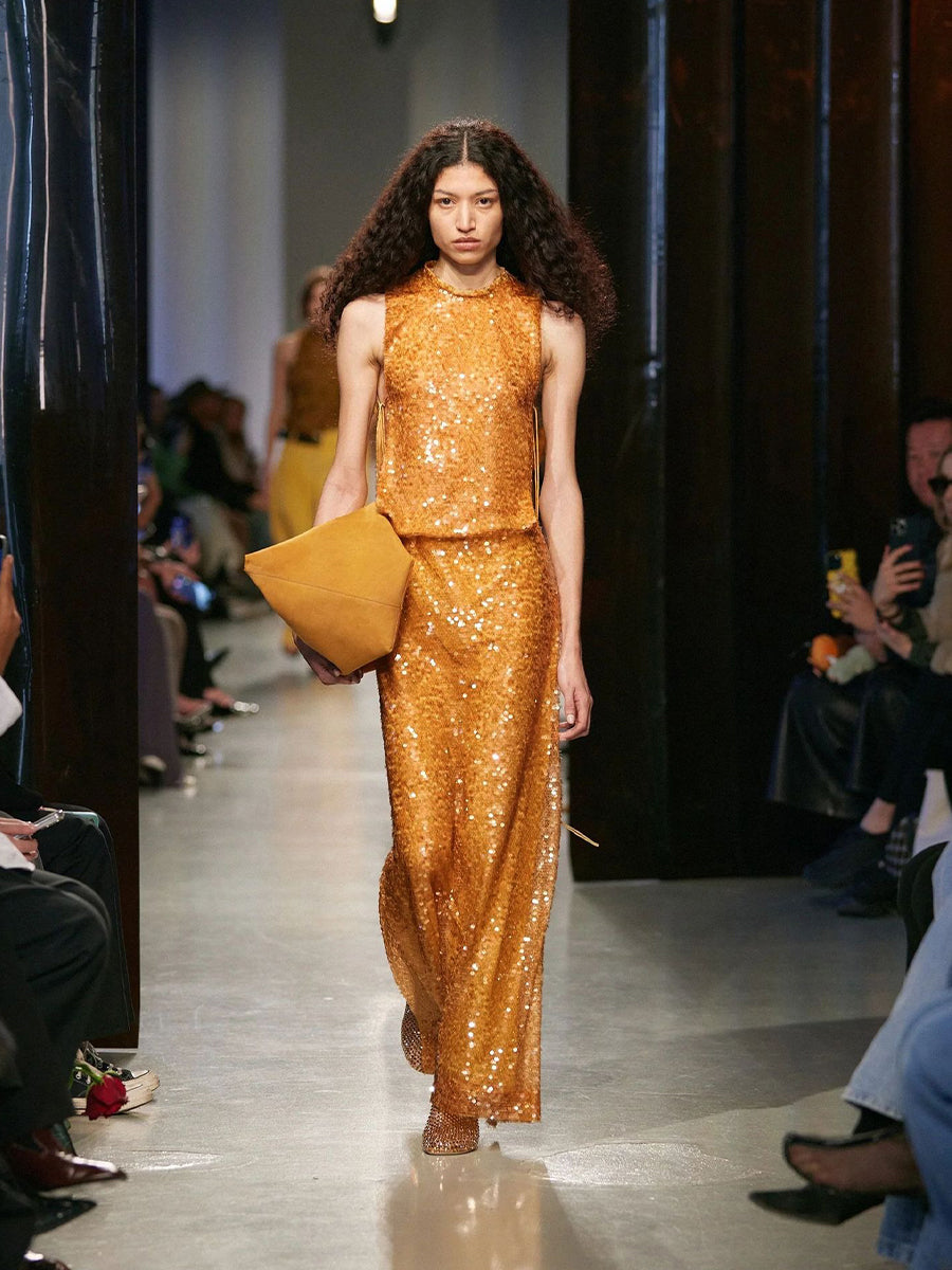 Ariella Maxi Dress In Orange