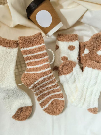 Rufia - Minimalist Cozy Thickened Mid-calf Socks – 5 Styles