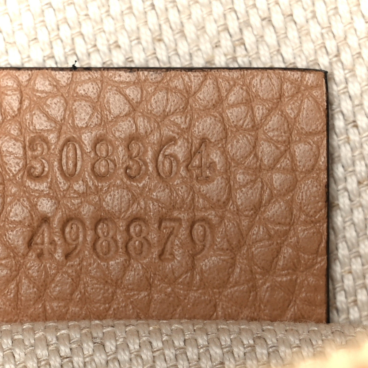 Pebbled Calfskin Small Soho Disco Bag Camelia