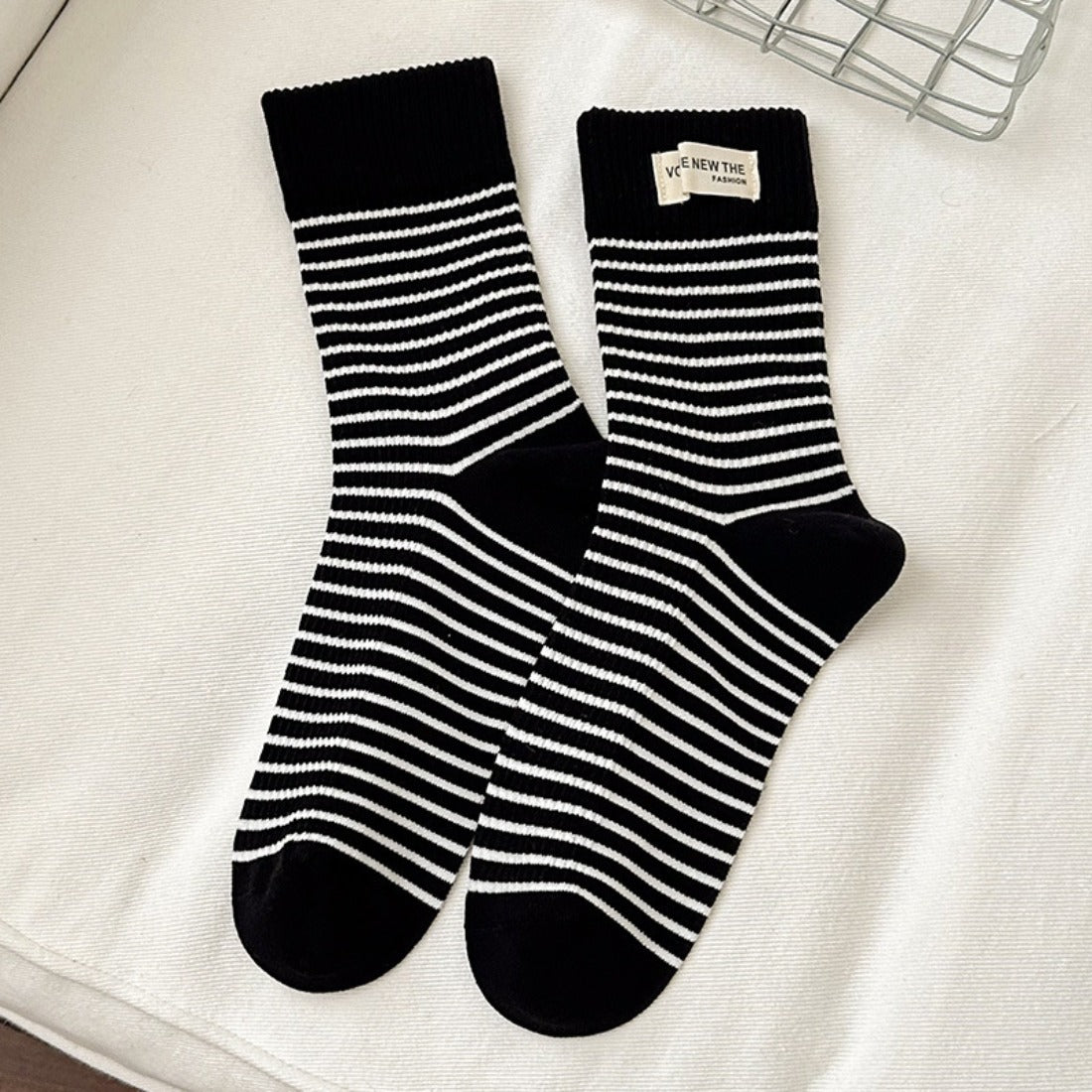 Rufia - Striped Mid-Calf Socks