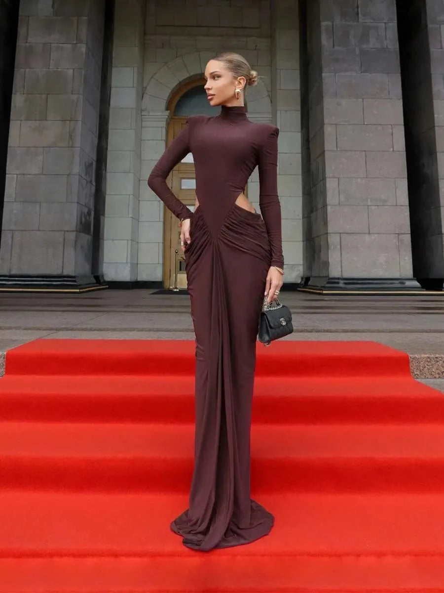 Annika Maxi Waist Revealing Dress