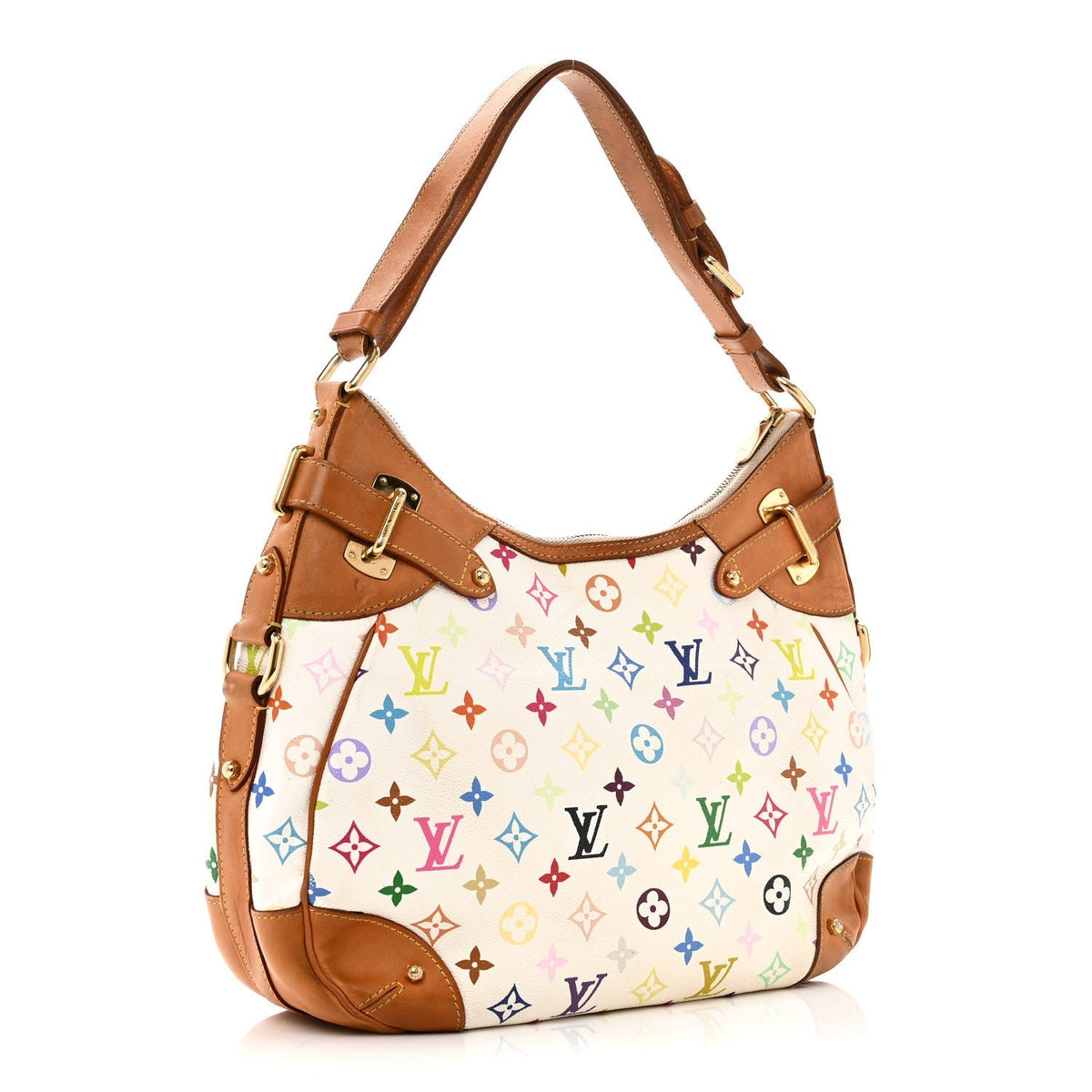 Monogram Multicolor Greta White