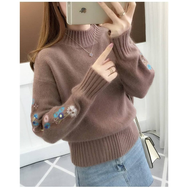 Women's Loose Batwing Sleeve Knit Sweater