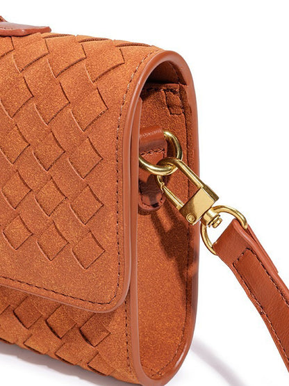 Aurora Hand-Woven Matte Cowhide Bag