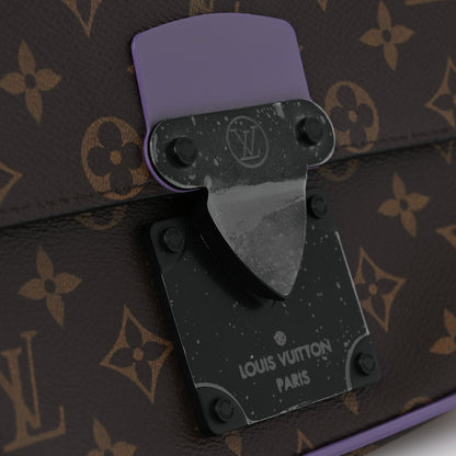 Monogram S Lock Sling Bag Purple