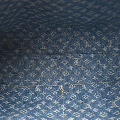Monogram Denim CarryAll MM Blue