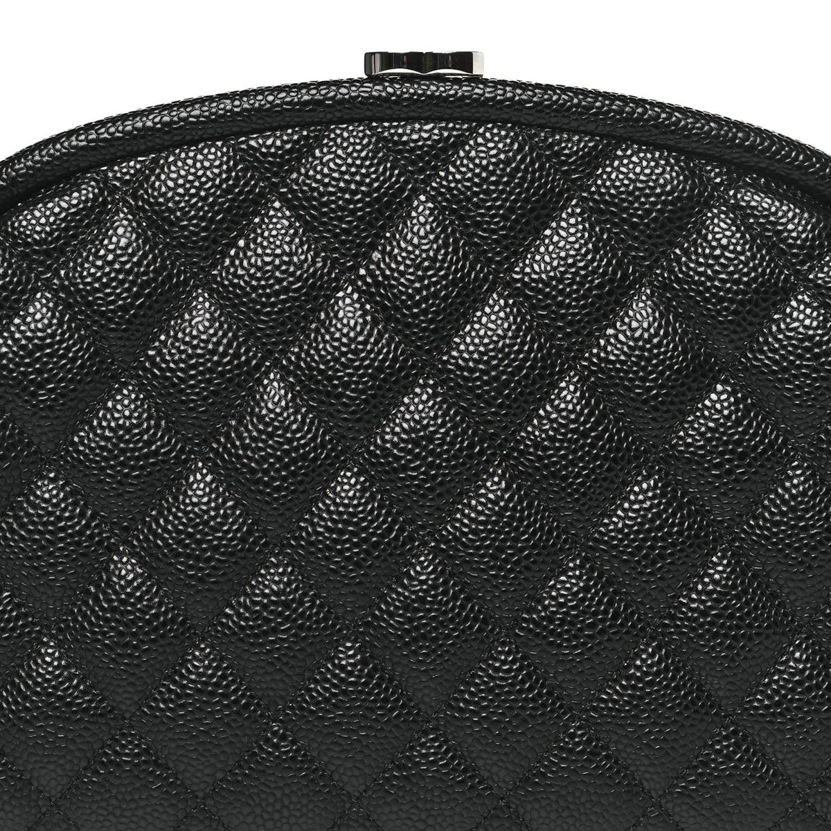 Caviar Quilted Timeless Clutch Black