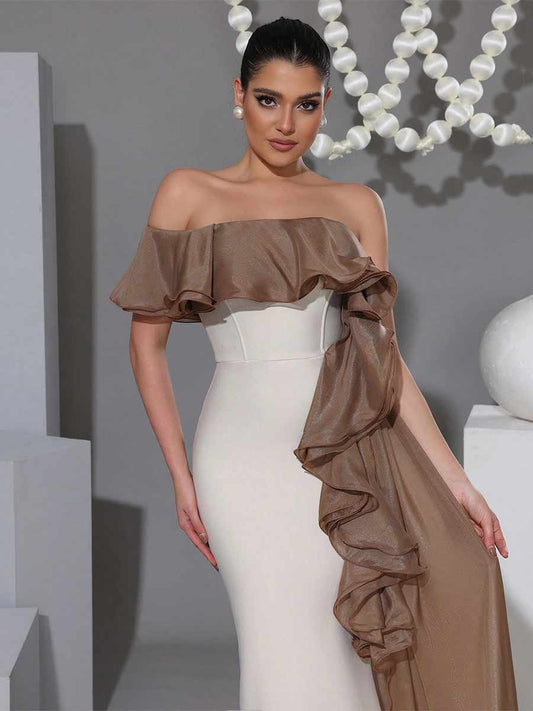 Indira One Shoulder Maxi Dress