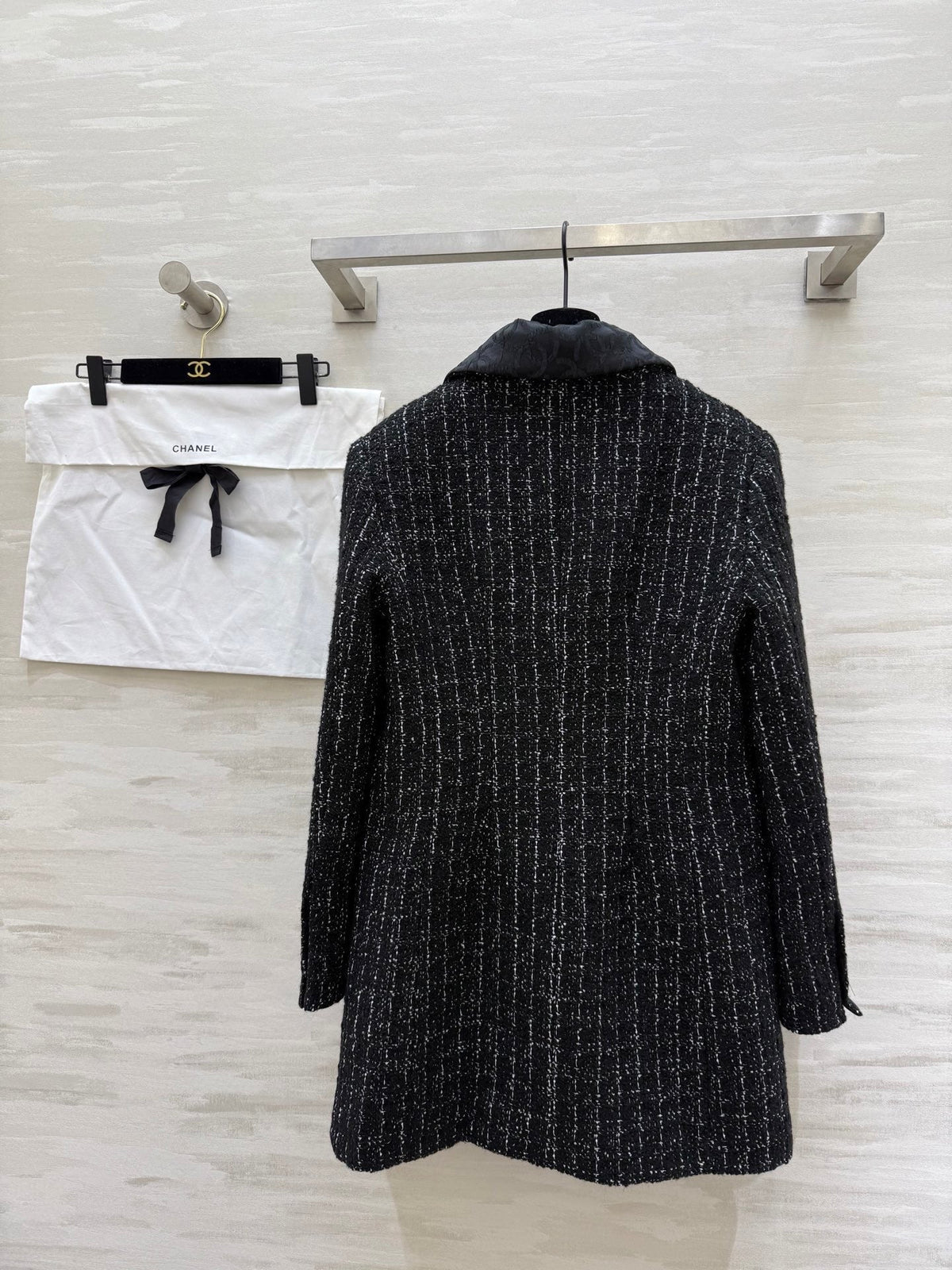 CC Jacket Black Silver Black Tweed 344806