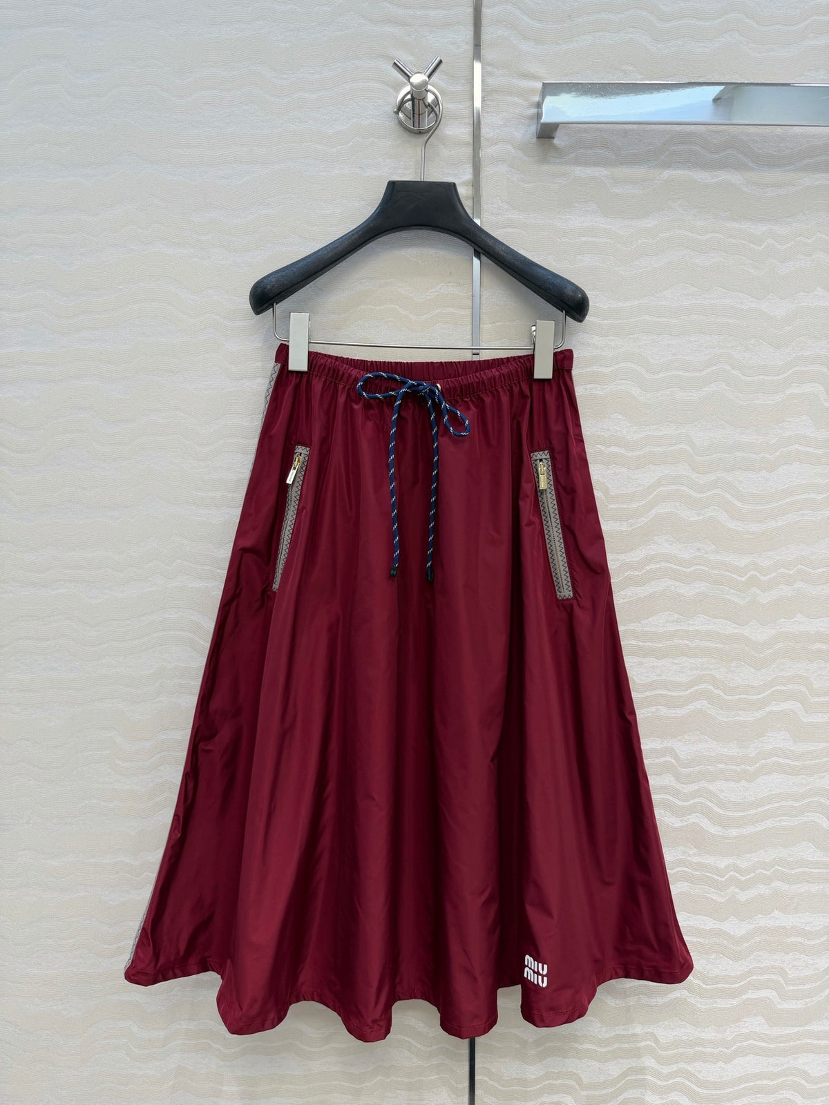 Miu 26s Skirt Red Polyamide 346209