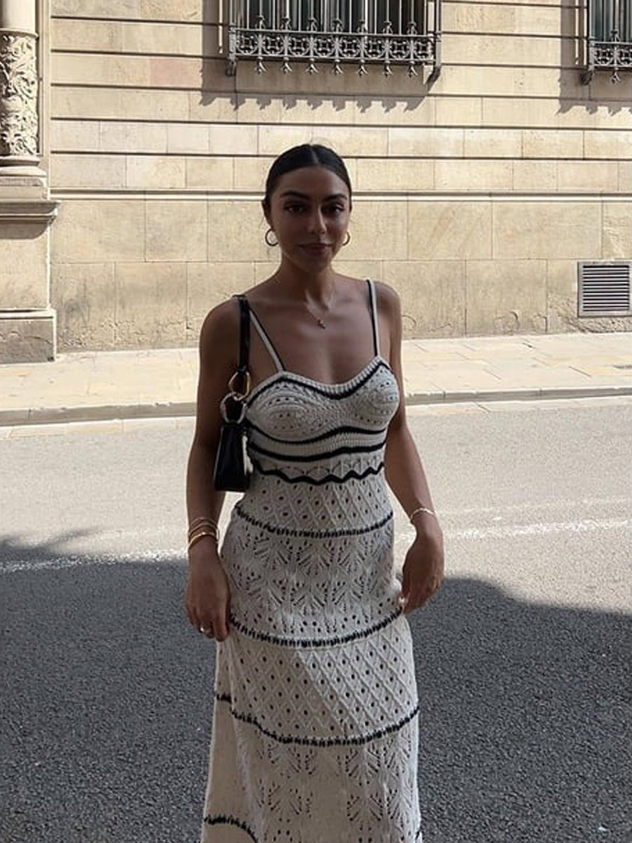 Valeria Knitted Beach Maxi Dress