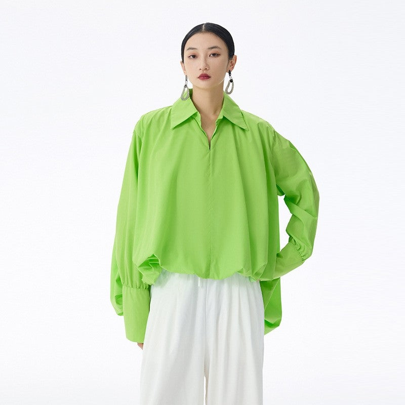 Solid Loose-Fit Shirt