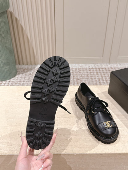 CC 26s Shoes 2cm Black Calfskin 583903