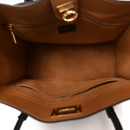 Calfskin Monogram On My Side MM Black
