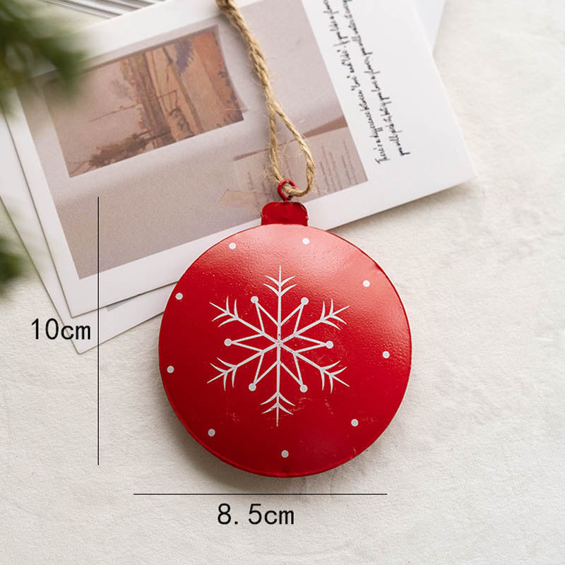 Cute Star Iron Christmas Tree Hanging Ornament