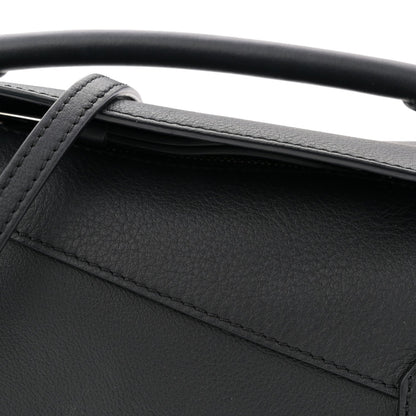 Calfskin Mini Puzzle Bag Black